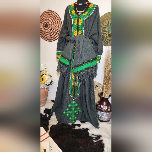 Ethiopian eritrean traditional dress wollo - Picture 5 of 5